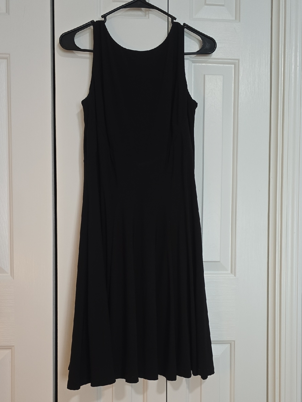 Ralph Lauren Black Sleeveless Midi A-Line Dress